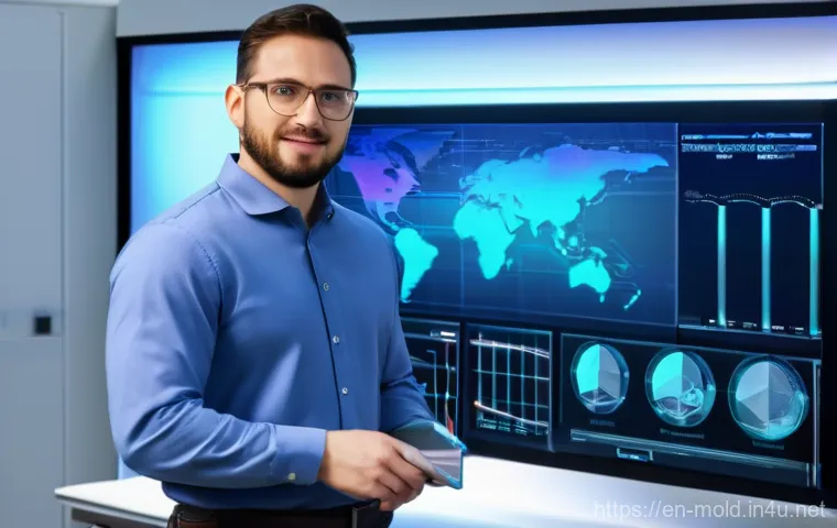 금형설계 직무에서의 자격증 활용 사례 - **"The Certified Innovator"**
    *   **Prompt:** A diverse, mid-career mold design professional, co...