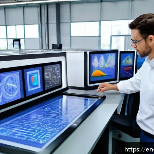 금형설계기능사와 3D 프린팅 기술의 연관성 - A high-tech mold design workspace featuring engineers collaboratively reviewing a detailed 3D CAD mo...